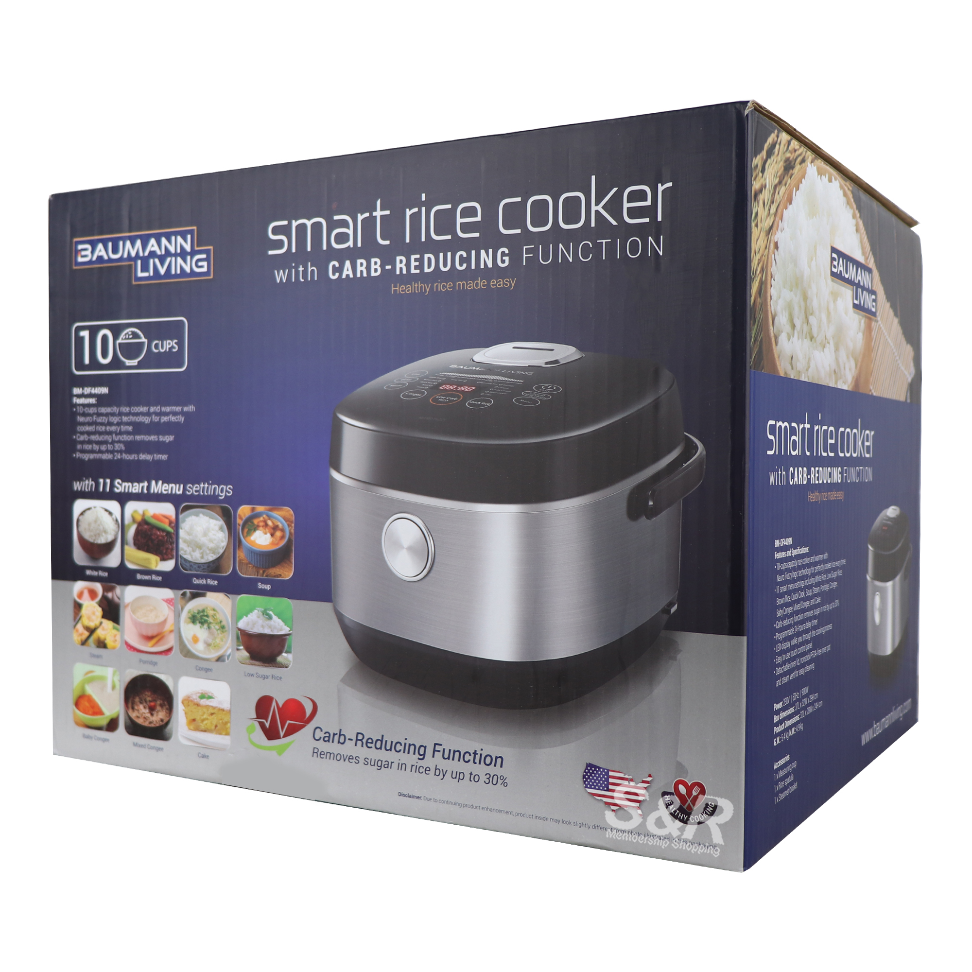 Baumann Living Smart Rice Cooker BM-DF4409N